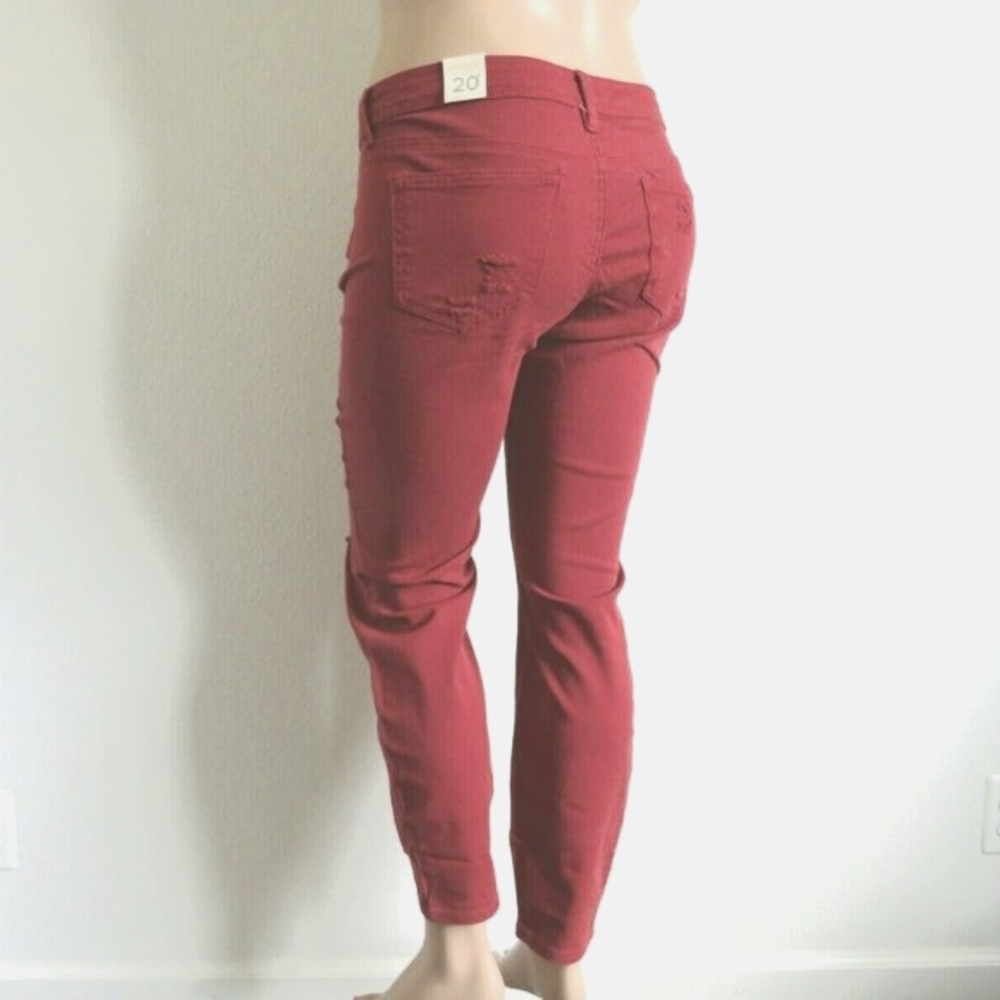 Lovesick Jeans Women's DESTRUCTED  Skinny Plus Size 20 NWT - Picture 2 of 3